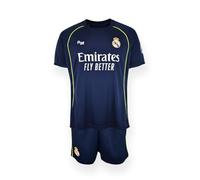 Real Madrid Conjunto Infantil 2a Equipación 25-26 Camicia Unisex - Bambini e Ragazzi (Pacco da 1)