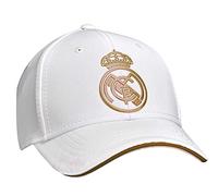 Real Madrid FC Rm3go19, Adulti Unisex Bianco/Oro, Taglia Unica