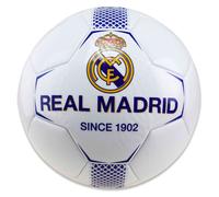 Real Madrid rm7gb1 Pallone da Calcio Unisex Bambino, Bianco/Blu