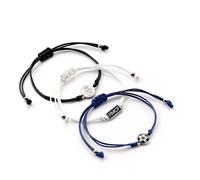 The Carat Shop Set di 3 braccialetti dell'amicizia del Real Madrid Football Club