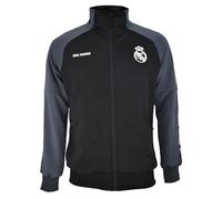 Real Madrid Giacca PLUS Nº12 Black con licenza - Adulto taglia S, Nero , S