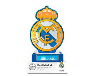 Real Madrid Hala Madrid Lampada Sveglia 3d