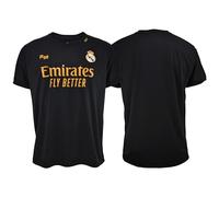 Real Madrid Maglia Terza Stagione 2023-2024 - Replica Ufficiale con Licenza Ufficiale - Adulto, Nero , L