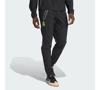 adidas Performance - Real Madrid Tiro 25 Pro Vis - Pantaloni da viaggio tecnici neri/limone lucido-Nero L