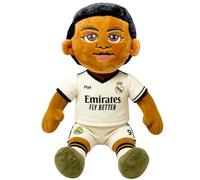 Real Madrid Peluche ufficiale Mbappé e Uniforme 2024/25, ideale per fan e collezionisti.