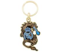 Real Madrid Portachiavi in metallo di alta qualità con drago e emblema, ideale per appassionati e collezionisti.