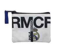 Real Madrid Portafoglio Rettangolare, bianco, 12,5 x 9 cm, Casual