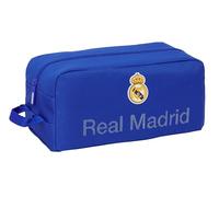 Real Madrid, scarpiera media, multiuso, portatodo, sport, estrazione, calcio, comoda e versatile, 34 x 18 x 15 cm