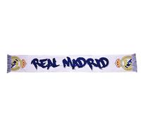 Real Madrid Sciarpa Loom Nº32 con licenza ufficiale - Bianco - 140 cm x 20 cm
