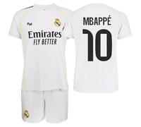 Real Madrid Set per bambini 1a squadra 25-26 - Replica ufficiale Mbappe 8 anni
