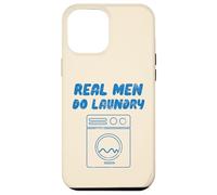 Real Men Do Laundry divertente Vintage Retro Stay Home Dad Life Custodia per iPhone 12 Pro Max