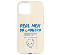 Real Men Do Laundry divertente Vintage Retro Stay Home Dad Life Custodia per iPhone 15