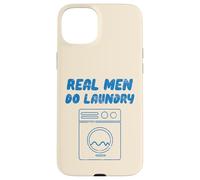 Real Men Do Laundry divertente Vintage Retro Stay Home Dad Life Custodia per iPhone 15 Plus