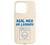 Real Men Do Laundry divertente Vintage Retro Stay Home Dad Life Custodia per iPhone 15 Pro Max