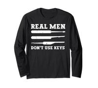 Real Men Don't Use Keys Maglia a Manica