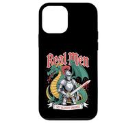 Real Men Get Bloody Swords Cavaliere Drago Uomo Custodia per iPhone 12 mini