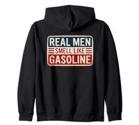 Real Men Smell Like Gasoline Felpa con Cappuccio