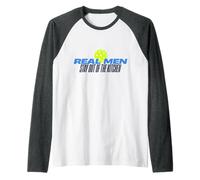 Real Men Stay out of The Kitchen Divertente Regalo di sottaceto Maglia con Maniche Raglan