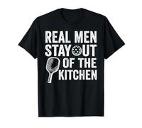 Real Men Stay out of The Kitchen Funny Pickleball Maglietta