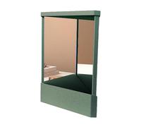 Real Mirror Non Inverso - ABS Telaio Specchio In Elegante, Specchi Vanità Trucco Non Inverso | Riflessione , Uso Del Bagno, Governare Personale, Precisione Di Trucco