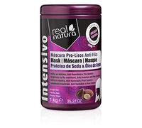 Real Natura - Maschera Senza Sale Pro-Lisos Anti Frizz Argan - 1 kg - Capelli Lisci e Senza Crespo
