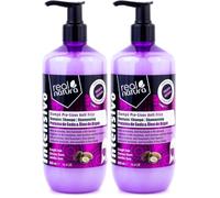 Real Natura - Shampoo Sem Sal Pro-Lisos Anti Frizz Argan - 500 ml - Capelli Lisci e Senza Crespo (Confezione da 2)