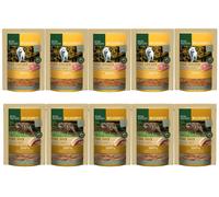 REAL NATURE Kit Multigusto 10x100G Wilderness Dog Freeze Dried Snack MIX MULTIGUSTO