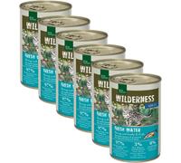 REAL NATURE Kit Risparmio 6x400G Wilderness Cat ADULT ARINGA CON SALMONE E ANATRA