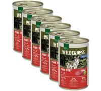 REAL NATURE Kit Risparmio 6x400G Wilderness Dog Adult MANZO
