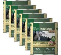 REAL NATURE Kit Risparmio 6x800G Wilderness Dog LEPRE CON ANATRA E TROTA