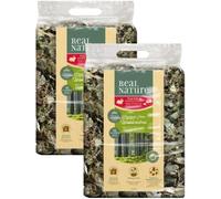 REAL NATURE Lettiera Roditori Mix Erbe Foresta KIT RISPARMIO 2X500G