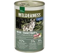 REAL NATURE Wilderness Dog Lattina 400G LEPRE CON ANATRA E TROTA