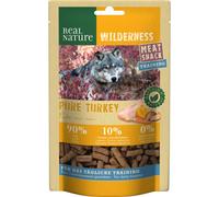 REAL NATURE Wilderness Dog Meat Snack Training 150G TACCHINO