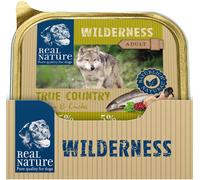 Real Nature Wilderness Dog Vaschetta Multipack 16x100G POLLO E SALMONE