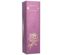 ⊹Real Purple Rose 24K Gold Dipped Preserved Flower Gifts With Stand For