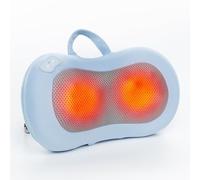 Real Relax Massaggiatore cervicale per dolore al collo, massaggiatore per schiena con calore, massaggiatore elettrico per spalle con nodi shiatsu profondi, per casa, ufficio, auto, regalo di