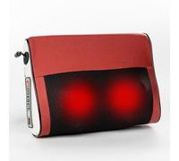 Real Relax Massaggiatore per collo per dolore al collo, massaggiatore per schiena con calore, massaggiatore elettrico per spalle con nodi shiatsu profondi, per casa, ufficio, auto, regalo di