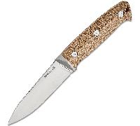 Real Steel Black Thorn Micarta Satin con bolster in titanio RE-3621NM