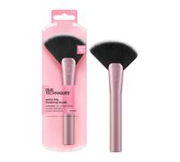 Real Techniques Pennello extra grande per finitura, pennello grande per cipria, bronzer, evidenziare e contornare, pennello a ventaglio oversize XL per un'applicazione rapida, non testato su animali,