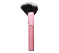 Real Techniques Pennello extra grande per finitura, pennello grande per cipria, bronzer, evidenziare e contornare, pennello a ventaglio oversize XL per un'applicazione rapida, non testato su animali,
