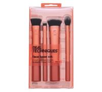 Real Techniques Face Base Set Cofanetti pennello cosmetico Pennello Ultra Buff RT256 1 pz + pennello cosmetico Pennello Small Conceal RT257 1 pz + pennello cosmetico Pennello Flat Contour RT258 1 pz + pennello cosmetico Pennello Setting RT402 1 pz