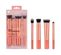 Real Techniques Face Base Set Cofanetti pennello cosmetico Pennello Ultra Buff RT256 1 pz + pennello cosmetico Pennello Small Conceal RT257 1 pz + pennello cosmetico Pennello Flat Contour RT258 1 pz + pennello cosmetico Pennello Setting RT402 1 pz