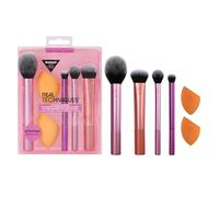 Real Techniques Kit di spugne da trucco Everyday Essentials +, 4 pennelli da trucco e 2 spugne da trucco,set da 6 pezzi