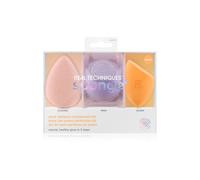 Real Techniques Kit spugna + Glow Radiance 3 pezzi - Set di spugne makeup