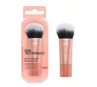 Real Techniques Mini Travel Size Expert Face Makeup Brush For Foundation Rose Gold, Pennello Viso Multiuso Per Trucco Liquido, Crema & Polvere, Testa Pennello Unica a Bolla, Setole Sintetiche, 1 Pezzo