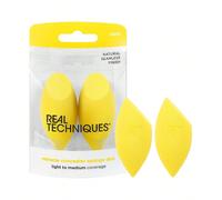 Real Techniques Miracle Concealer Sponge, Spugna per sfumare il trucco per correttore liquido & in crema, Forma allungata per applicazione precisa sotto gli occhi & aree strette, Giallo, Schiuma senza