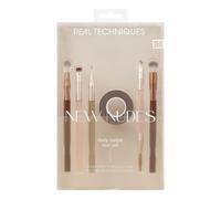 Real Techniques Collezione New Nudes Daily Swipe Eye Set Fine Liner Brush 088 + Deluxe Crease Brush 086 + Smudge Brush 087 + Angled Brow Brush 089 + Precision Point Blending Brush 085 + Brow Spoolie 090 + Makeup Tape 1 Stk.