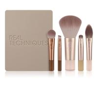 Real Techniques New Nudes On The Glow Mini Brush Kit set di pennelli da viaggio 6 pz