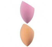 Real Techniques Pastel Pop Duo MCs Arancione e Rosa Uova per Trucco 2 Spugne per Trucco Liquido & Crema, Spugna Blender per Trucco per Copertura Costruibile, Spugna per Fondotinta per Base Naturale e 