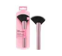 Real Techniques Pennello extra grande per finitura, pennello grande per cipria, bronzer, evidenziare e contornare, pennello a ventaglio oversize XL per un'applicazione rapida, non testato su animali,
